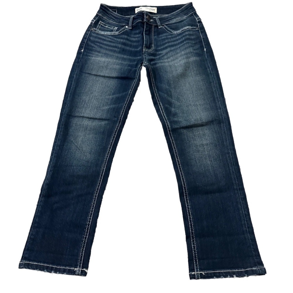 BKE Stella Med Rise Slim Fit Women's Dark Blue Jeans